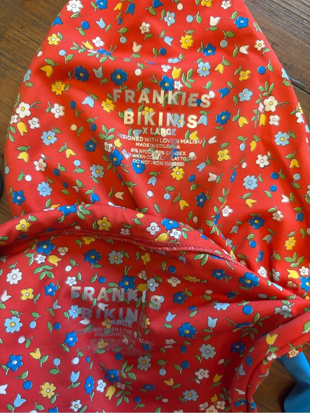 Frankie’s bikinis seaside foam bikini set